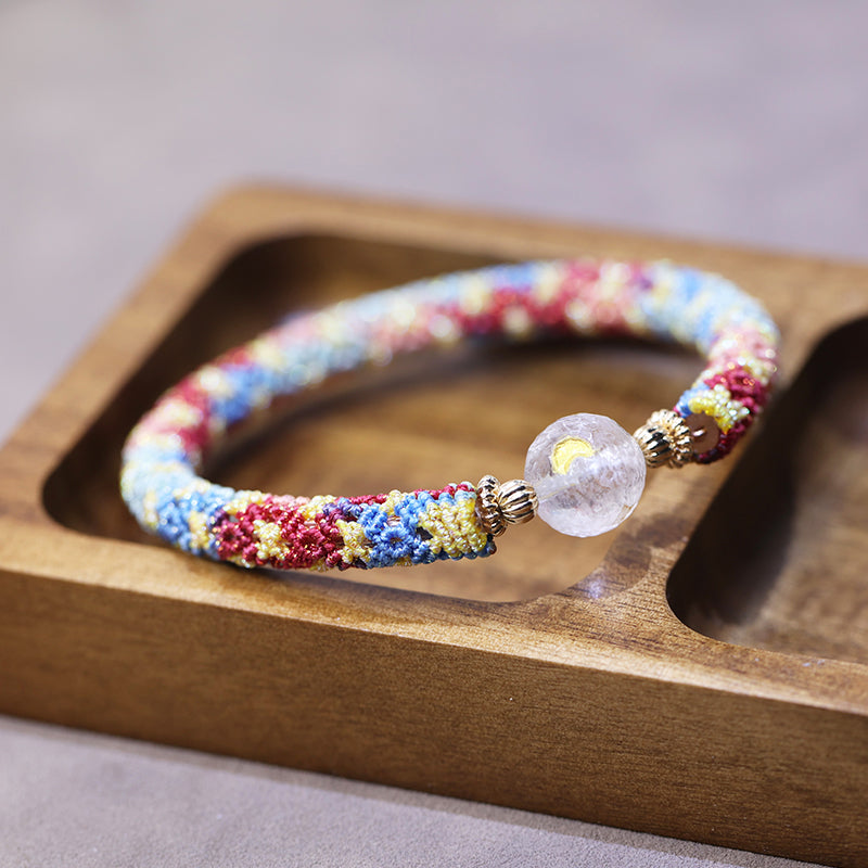 A lot of money Cycle Bracelet Weaving Material Hand woven Rope DIY Self made